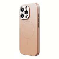 ohsnap! รุ่น Snap Case - เคส iPhone 16 Pro Max - สี Cognac Brown (พร้อมกรอบอลูมิเนียม)