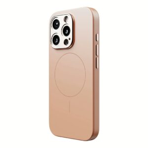 ohsnap! รุ่น Snap Case - เคส iPhone 16 Pro Max - สี Cognac Brown (พร้อมกรอบอลูมิเนียม)