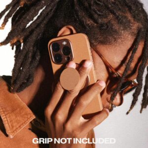 ohsnap! รุ่น Snap Case - เคส iPhone 16 Pro Max - สี Cognac Brown (พร้อมกรอบอลูมิเนียม)