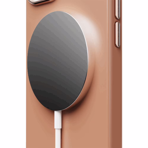 ohsnap! รุ่น Snap Case - เคส iPhone 16 Pro - สี Cognac Brown (พร้อมกรอบอลูมิเนียม)