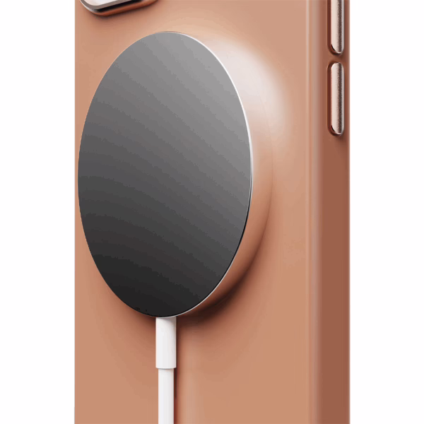 ohsnap! รุ่น Snap Case - เคส iPhone 16 Pro Max - สี Cognac Brown (พร้อมกรอบอลูมิเนียม)