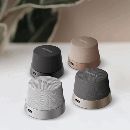 Momax รุ่น 1-Vibe Go - ลำโพง Magnetic - สี Silver