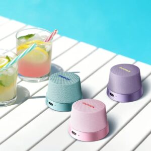 Momax รุ่น 1-Vibe Go - ลำโพง Magnetic - สี Silver