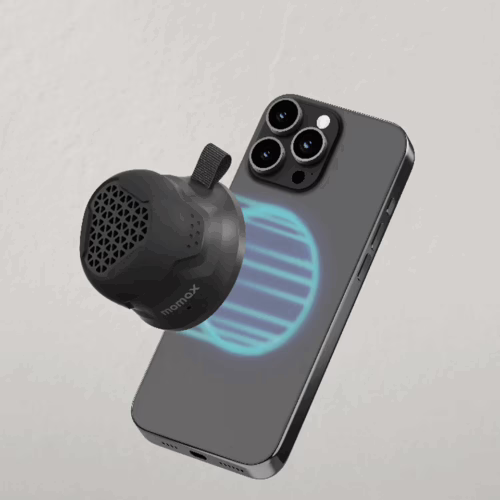 Momax รุ่น 1-Vibe Go (Rugged) - ลำโพง Magnetic - สี Titanium