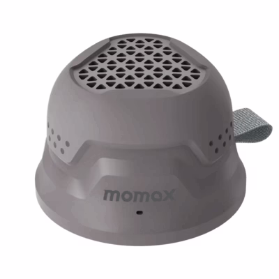 Momax รุ่น 1-Vibe Go (Rugged) - ลำโพง Magnetic - สี Titanium