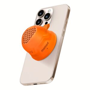 Momax รุ่น 1-Vibe Go (Rugged) - ลำโพง Magnetic - สี Orange