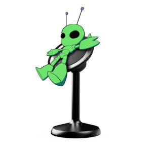 ohsnap! รุ่น Snap Stand (Magnetic) - แท่นวางมือถือ - สี Black