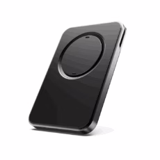 ohsnap! รุ่น Snap Grip Wallet - ที่เก็บบัตรติดหลังมือถือ - สี Obsidian Black