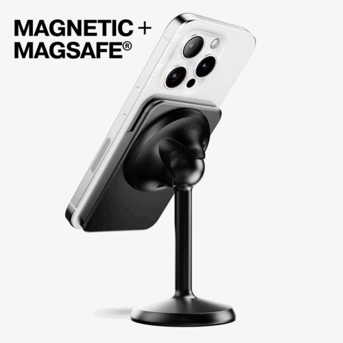 ohsnap! รุ่น Snap Grip Wallet - ที่เก็บบัตรติดหลังมือถือ - สี Obsidian Black
