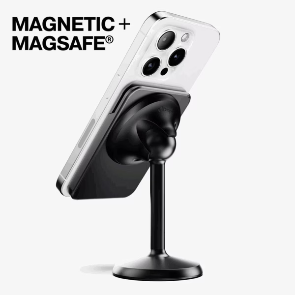 ohsnap! รุ่น Snap Grip Wallet - ที่เก็บบัตรติดหลังมือถือ - สี Obsidian Black