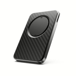 ohsnap! รุ่น Snap Grip Wallet - ที่เก็บบัตรติดหลังมือถือ - สี Carbon Fiber