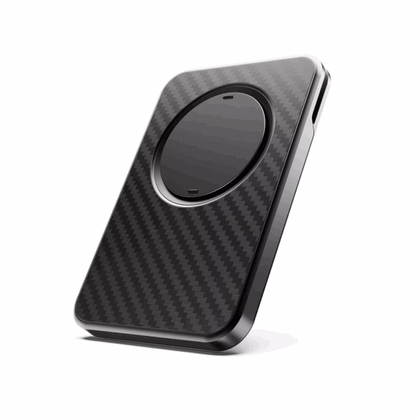 ohsnap! รุ่น Snap Grip Wallet - ที่เก็บบัตรติดหลังมือถือ - สี Carbon Fiber