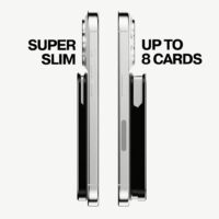 ohsnap! รุ่น Snap Grip Wallet - ที่เก็บบัตรติดหลังมือถือ - สี Carbon Fiber
