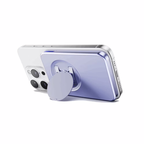 ohsnap! รุ่น Snap Grip Wallet - ที่เก็บบัตรติดหลังมือถือ - สี Crushed Orchid