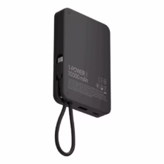 Momax รุ่น 1-Power X (10000mAh) - แบตเตอร์รี่สำรองพร้อมสาย USB-C ในตัว - สี Black - Image 5