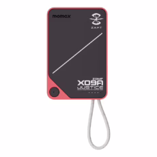 Momax รุ่น 1-Power X (10000mAh) - แบตเตอร์รี่สำรองพร้อมสาย USB-C ในตัว - สี X09A Justice Red (Limited Edition) - Image 4