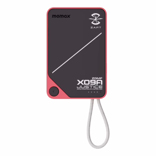 Momax รุ่น 1-Power X (10000mAh) - แบตเตอร์รี่สำรองพร้อมสาย USB-C ในตัว - สี X09A Justice Red (Limited Edition)