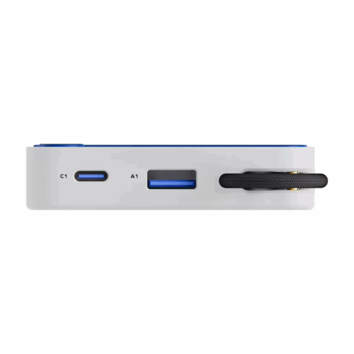 Momax รุ่น 1-Power X (10000mAh) - แบตเตอร์รี่สำรองพร้อมสาย USB-C ในตัว - สี X10A Freedom Blue (Limited Edition)