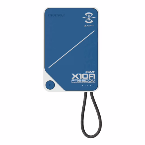Momax รุ่น 1-Power X (10000mAh) - แบตเตอร์รี่สำรองพร้อมสาย USB-C ในตัว - สี X10A Freedom Blue (Limited Edition)
