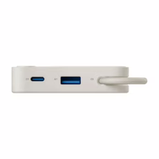 Momax รุ่น 1-Power X (10000mAh) - แบตเตอร์รี่สำรองพร้อมสาย USB-C ในตัว - สี White - Image 2