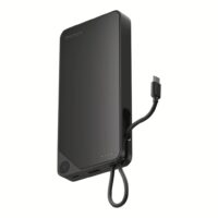Momax รุ่น 1-Power X (20000mAh) - แบตเตอร์รี่สำรองพร้อมสาย USB-C ในตัว - สี Black