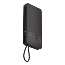 Momax รุ่น 1-Power X (20000mAh) - แบตเตอร์รี่สำรองพร้อมสาย USB-C ในตัว - สี Black - Image 5