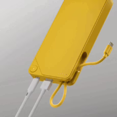 Momax รุ่น 1-Power X (20000mAh) - แบตเตอร์รี่สำรองพร้อมสาย USB-C ในตัว - สี White - Image 6