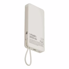 Momax รุ่น 1-Power X (20000mAh) - แบตเตอร์รี่สำรองพร้อมสาย USB-C ในตัว - สี White - Image 3