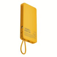 Momax รุ่น 1-Power X (20000mAh) - แบตเตอร์รี่สำรองพร้อมสาย USB-C ในตัว - สี Yellow