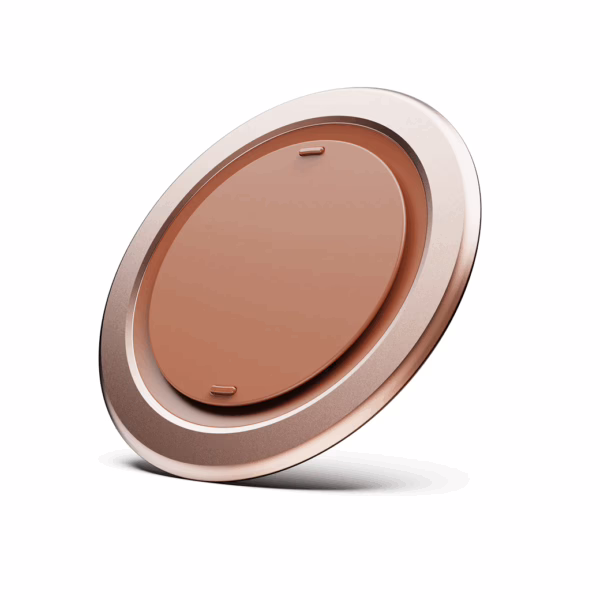 ohsnap! รุ่น Snap Grip Color - แหวนติดหลังมือถือ - สี Cognac Brown