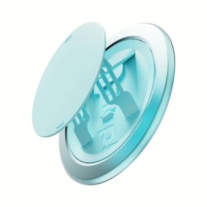 ohsnap! รุ่น Snap Grip Color - แหวนติดหลังมือถือ - สี Electric Teal