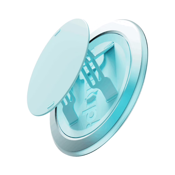 ohsnap! รุ่น Snap Grip Color - แหวนติดหลังมือถือ - สี Electric Teal