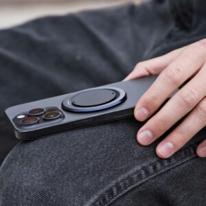 ohsnap! รุ่น Snap Grip Luxe - แหวนติดหลังมือถือ - สี Midnight Blue