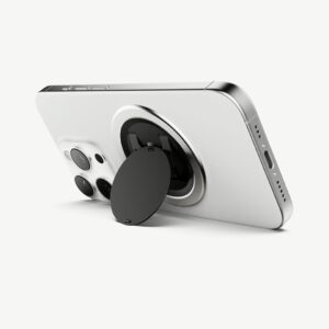 ohsnap! รุ่น Snap Grip Luxe - แหวนติดหลังมือถือ - สี Silver