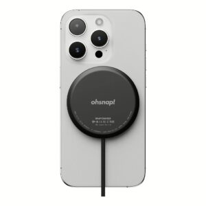 ohsnap! รุ่น Snap Charge Qi2 - แท่นชาร์จไร้สาย - สี Black