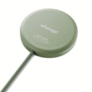 ohsnap! รุ่น Snap Charge Qi2 - แท่นชาร์จไร้สาย - สี Crocodile Green