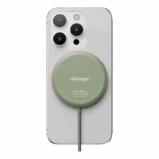 ohsnap! รุ่น Snap Charge Qi2 - แท่นชาร์จไร้สาย - สี Crocodile Green - Image 5