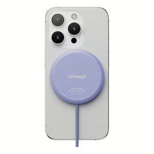 ohsnap! รุ่น Snap Charge Qi2 - แท่นชาร์จไร้สาย - สี Crushed Orchid