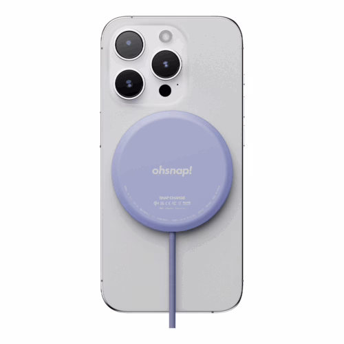 ohsnap! รุ่น Snap Charge Qi2 - แท่นชาร์จไร้สาย - สี Crushed Orchid