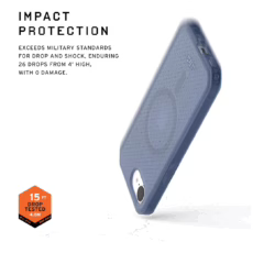 UAG รุ่น Dot with Magsafe - เคส iPhone 16e - สี Cloud Blue - Image 5