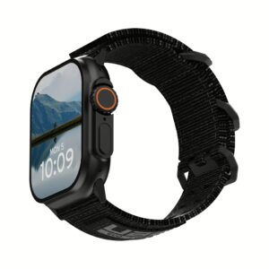 UAG รุ่น Nato Eco v2 - สายนาฬิกา Apple Watch 44/45/46/49mm - สี Black/Black Titanium