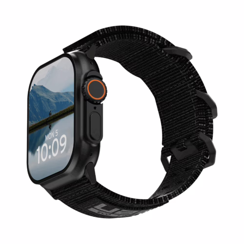 UAG รุ่น Nato Eco v2 - สายนาฬิกา Apple Watch 44/45/46/49mm - สี Black/Black Titanium