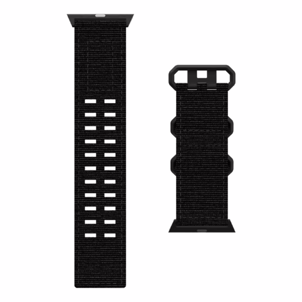 UAG รุ่น Nato Eco v2 - สายนาฬิกา Apple Watch 44/45/46/49mm - สี Black/Black Titanium