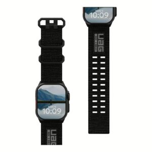 UAG รุ่น Nato Eco v2 - สายนาฬิกา Apple Watch 44/45/46/49mm - สี Black/Black Titanium