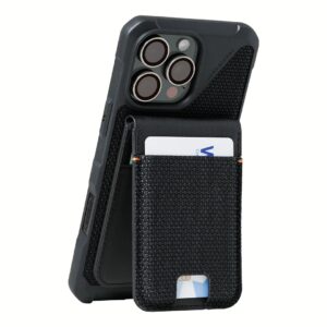 UAG รุ่น Metropolis Wallet - ที่เก็บบัตรติดหลังมือถือ - สี Kevlar Black