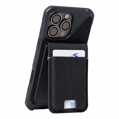 UAG รุ่น Metropolis Wallet - ที่เก็บบัตรติดหลังมือถือ - สี Kevlar Black