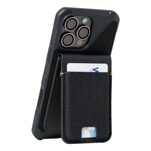 UAG รุ่น Metropolis Wallet - ที่เก็บบัตรติดหลังมือถือ - สี Kevlar Black - Image 6