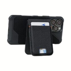 UAG รุ่น Metropolis Wallet - ที่เก็บบัตรติดหลังมือถือ - สี Kevlar Black
