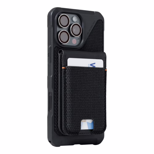 UAG รุ่น Metropolis Wallet - ที่เก็บบัตรติดหลังมือถือ - สี Kevlar Black