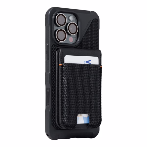 UAG รุ่น Metropolis Wallet - ที่เก็บบัตรติดหลังมือถือ - สี Kevlar Black